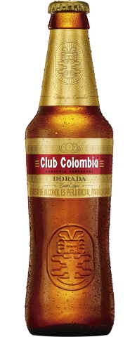 Botella retornable 330 centímetros cúbicos de Club Colombia Dorada