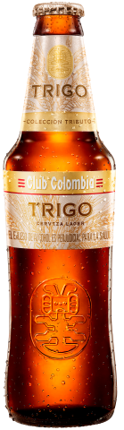 Botella retornable 330 centímetros cúbicos de Club Colombia Trigo