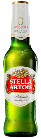 Botella no retornable de Stella Artois
